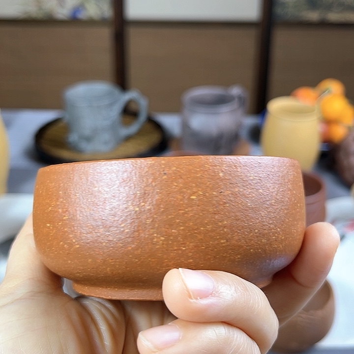紫砂茶杯全手工主人杯容量130