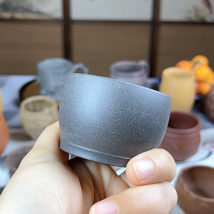 紫砂茶杯全手工主人杯容量60