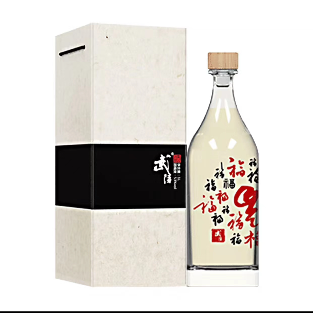 武陵酒雕刻版福到了 1000ml*1 单瓶 53度 收藏摆柜送礼 53%Vol