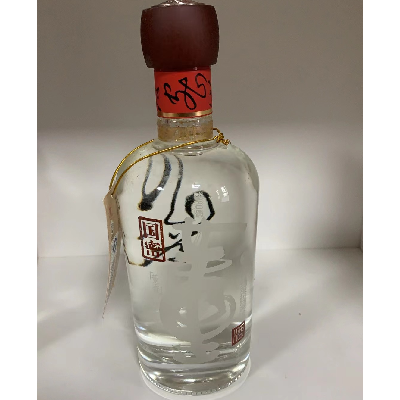 董酒2008年董酒国密54度500毫升董香型 光瓶装 性价比高
