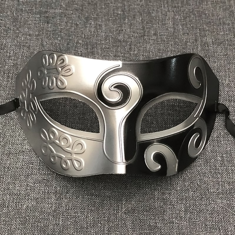 万圣节男女款半脸绅士爵士面具王子化妆舞会舞台表演酒吧KTV道具
