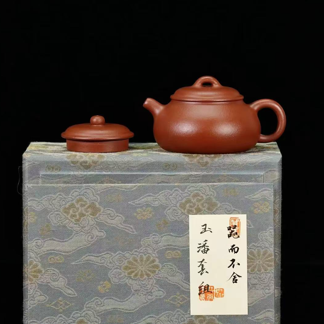 【 器而不舍】玉潘套组 雅隽复刻  张大明 155cc 朱泥