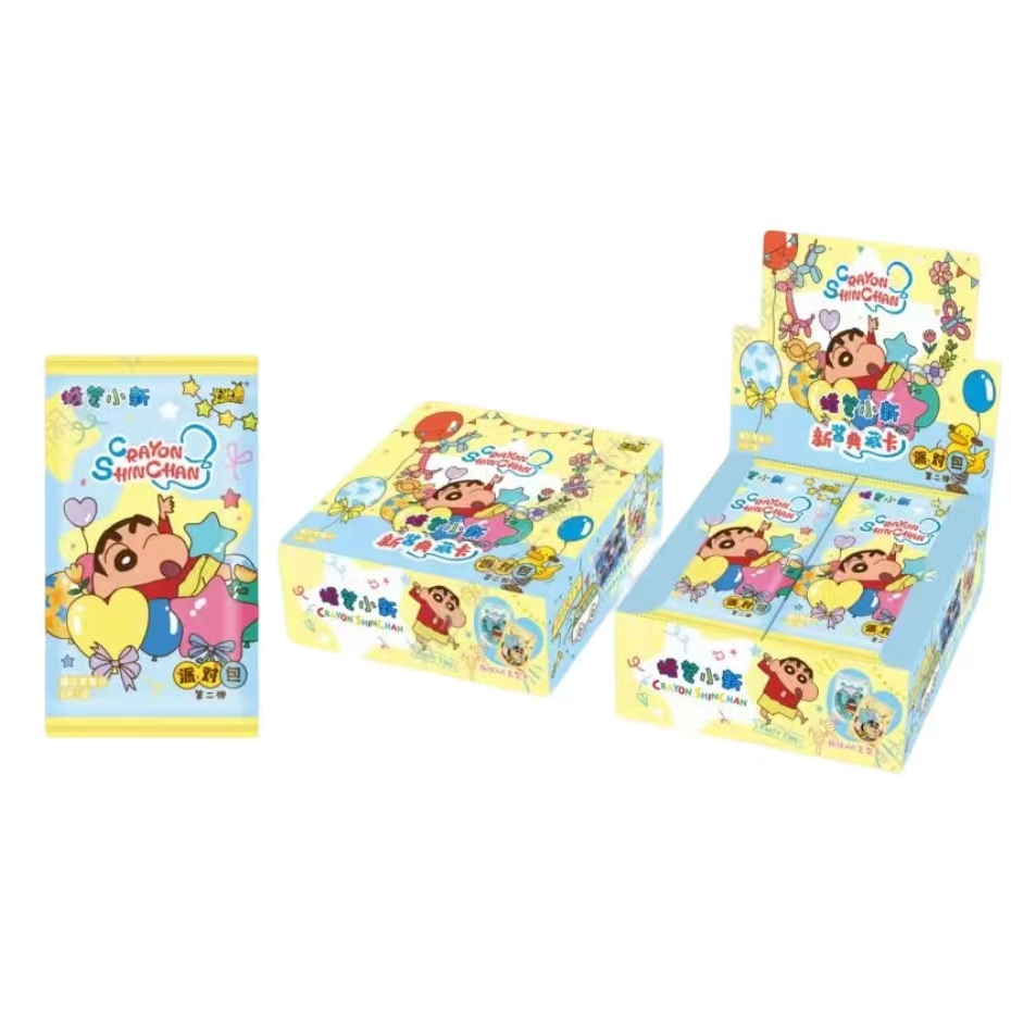 卡游鱼丸-【数人头】卡游-蜡笔小新-新酱典藏卡-派对包-第2弹