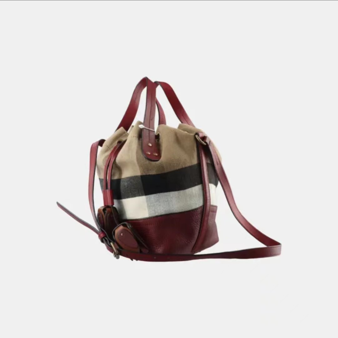 95新 BURBERRY/博柏利 莉哥精选/无工价/单肩斜挎包/水桶1111