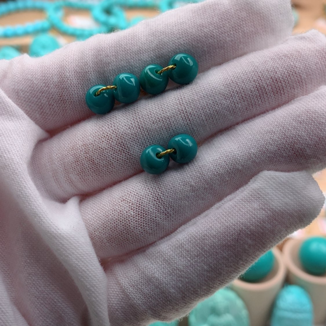 【闪购商品】绿松石手串未镶嵌L****6