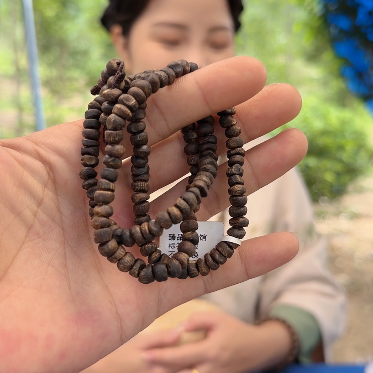 【闪购商品】沉香手串张勺子沉水多圈卡0.6老料16克➕