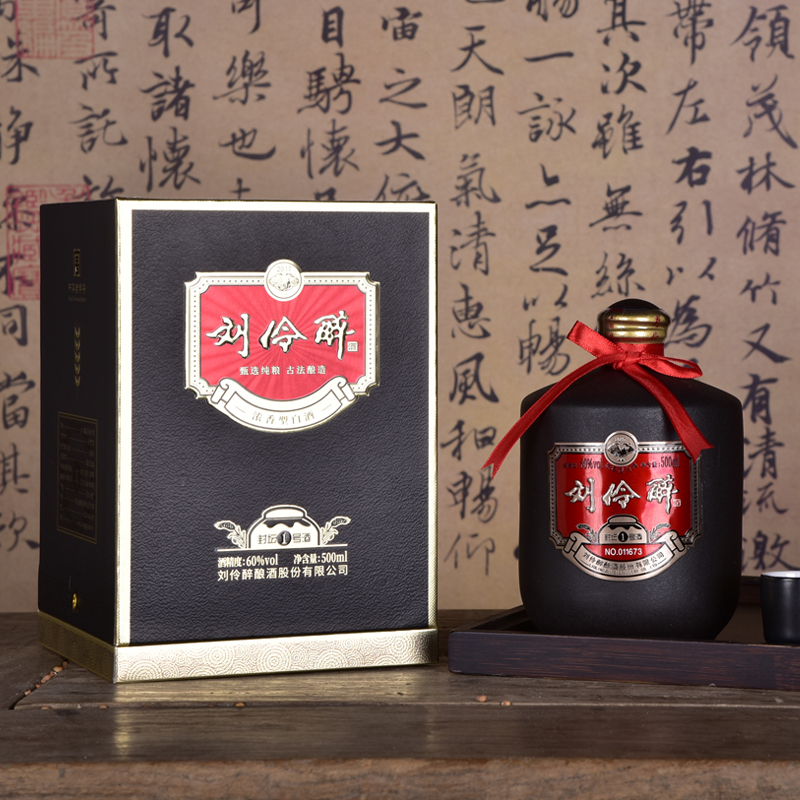 刘伶醉刘伶醉封坛一号纯粮固态浓香白酒60度500ml60度
