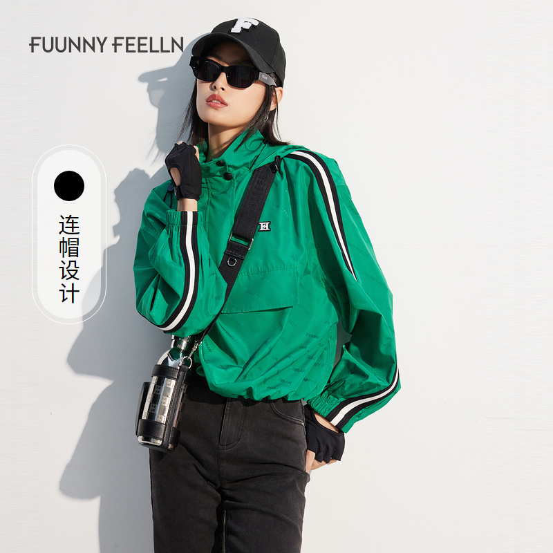 FF||仿佛2024年春季新款短外套女休闲轻薄宽松设计感FC00747