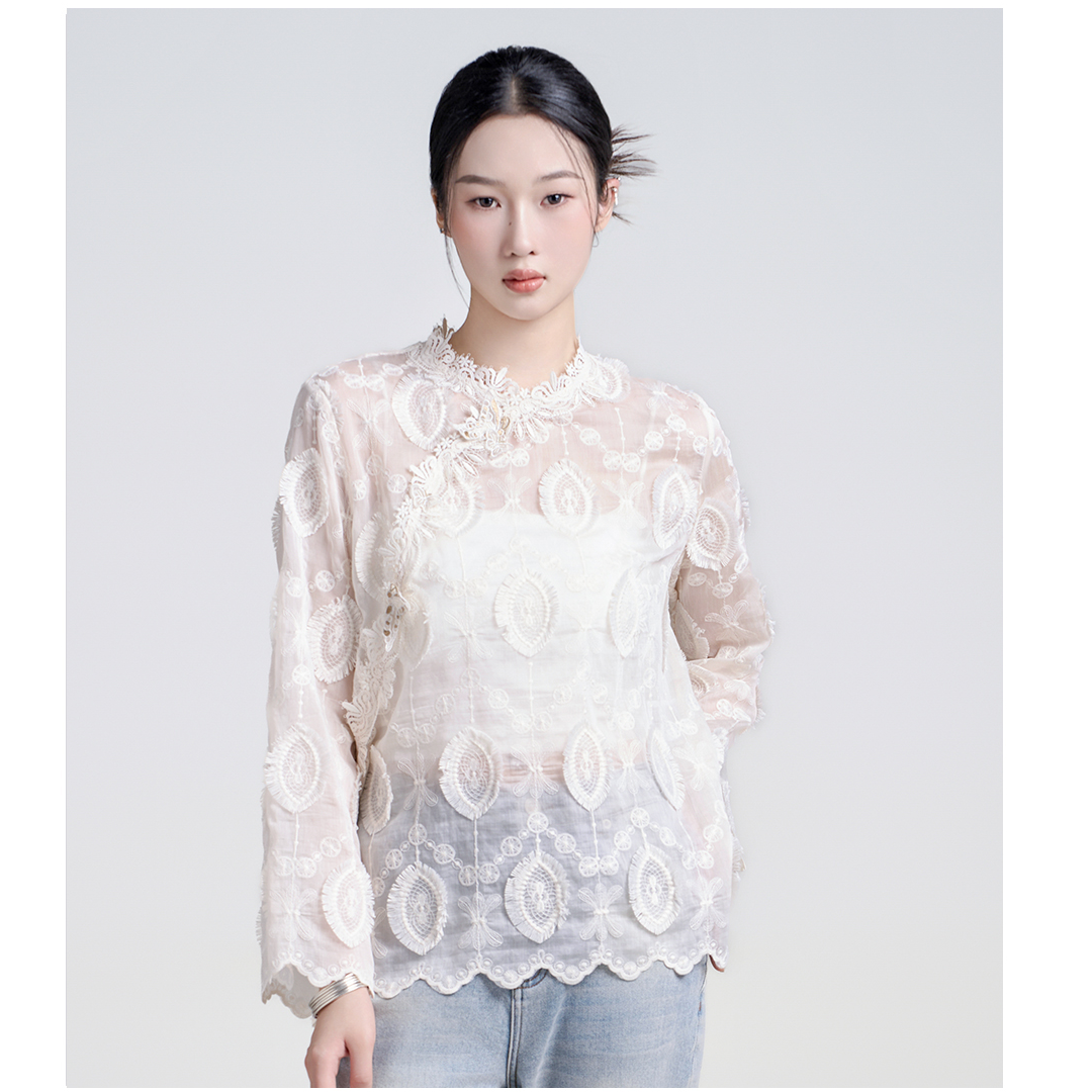 宫小妍MNGATA G. 【白纱梦蝶】秋冬新中式穿搭中国风外套4X010118