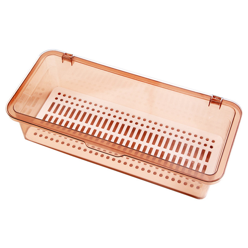 化妆工具收纳盒茶具防尘棉签盒厨房碗筷收纳盒化妆品收纳盒