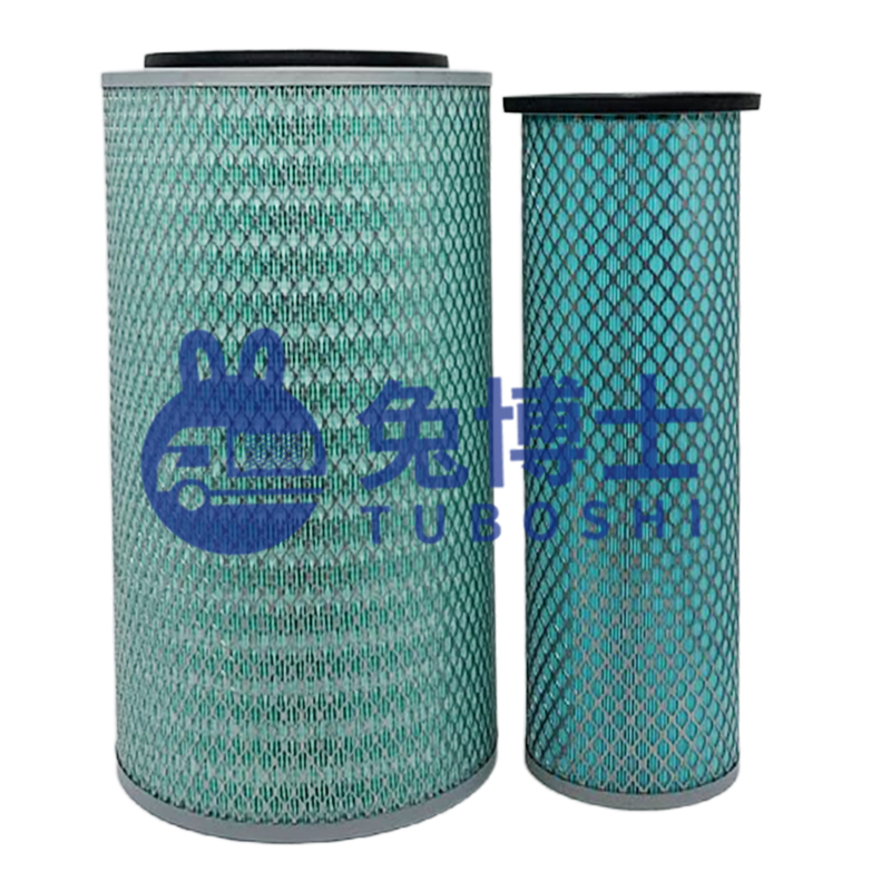 兔博士铁盖K2340空气滤芯底部带孔