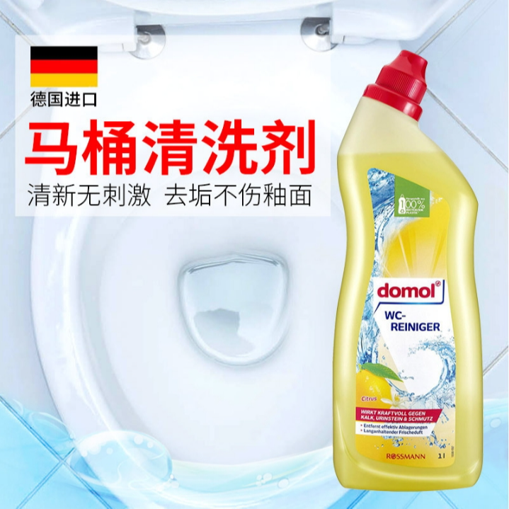 德国DM/domol洁厕剂洁厕液马桶清洁剂柠檬/海洋薰衣草
