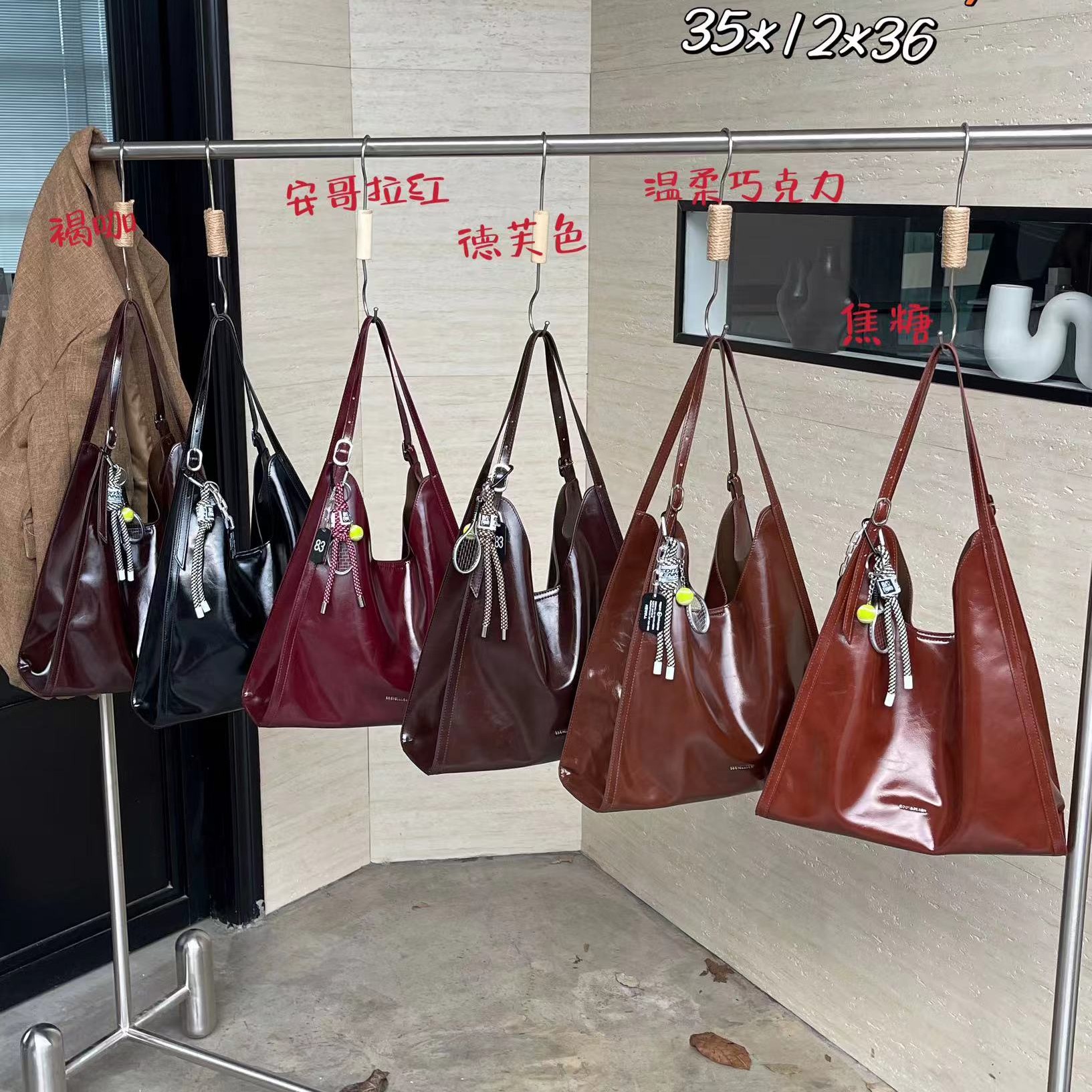 7399 新款时尚托特包通勤百搭大容量腋下单肩包休闲手提包女包