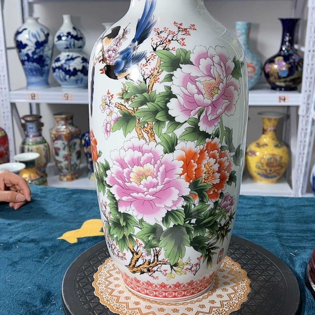 【闪购商品】瓷摆件富贵和平高45