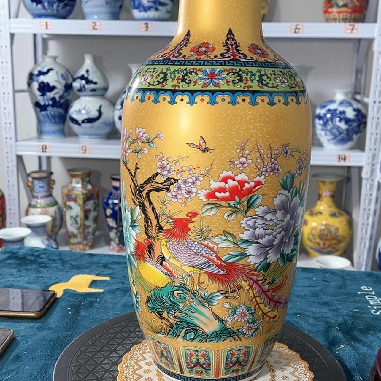 【闪购商品】瓷摆件金冬高45