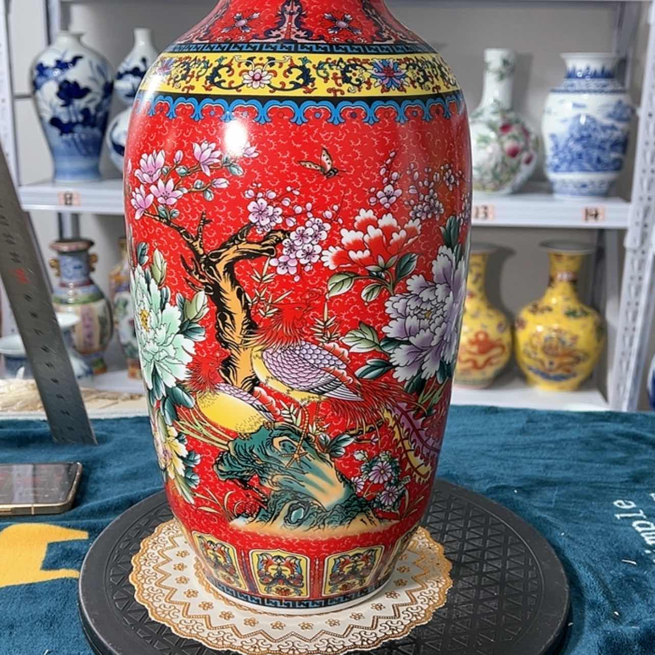 【闪购商品】瓷摆件红冬高45