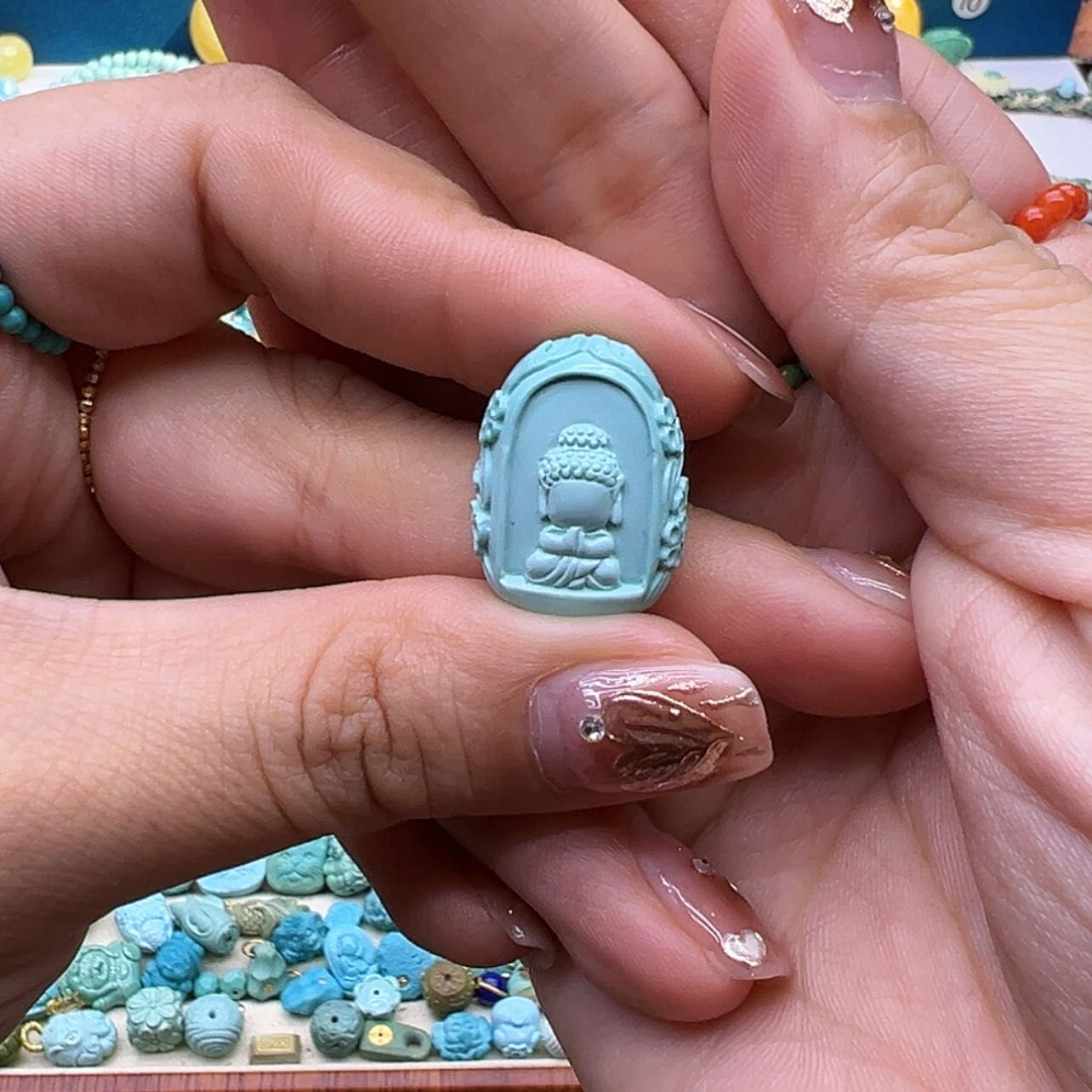 【闪购商品】绿松石配件未镶嵌小*