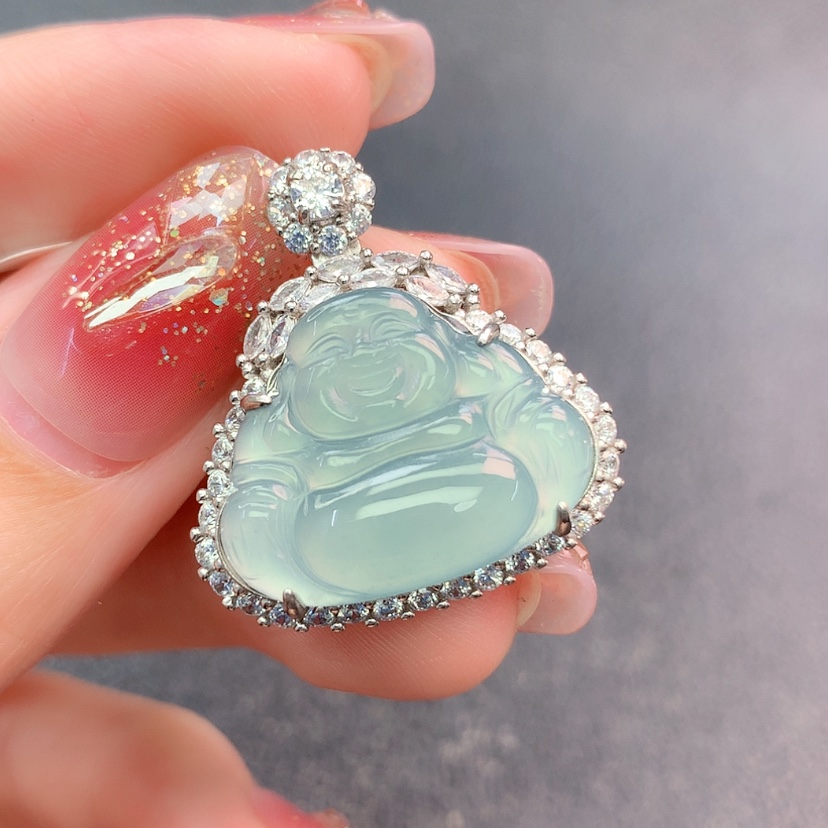 【闪购商品】翡翠挂件银S925镶嵌
