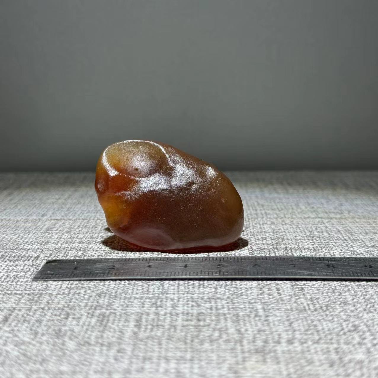 阿拉善奇石 糖心玛瑙天然造型石石头摆件戈壁玛瑙