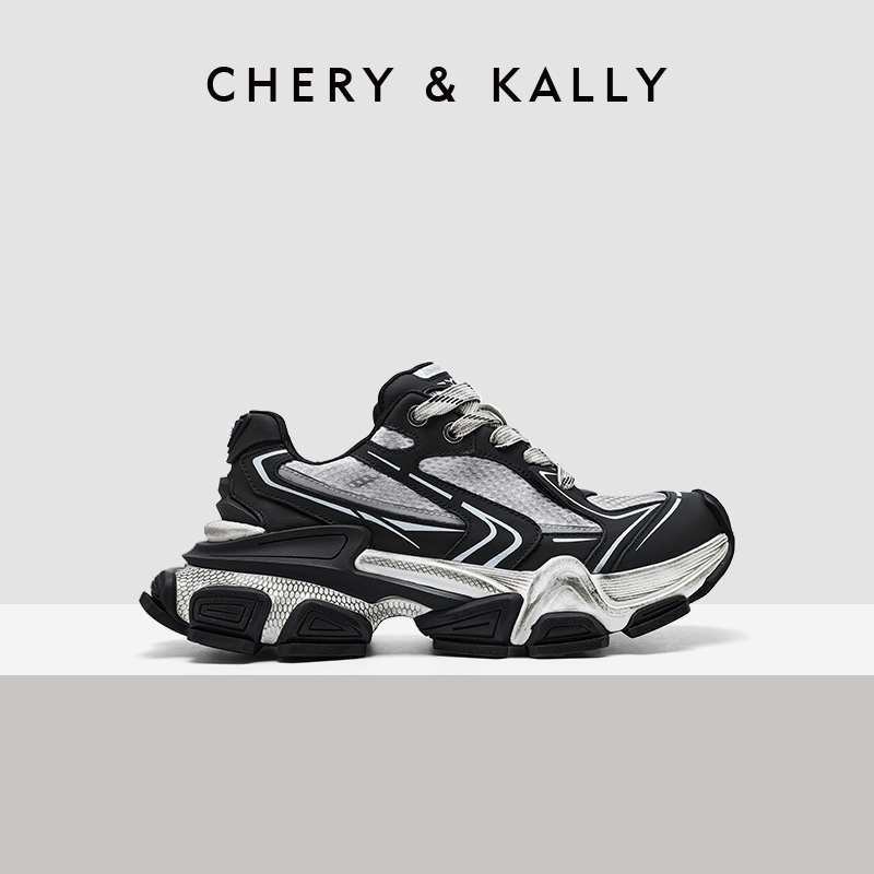 CHERY KALLY明星同款运动鞋老爹鞋休闲增高运动鞋女鞋961LD4009