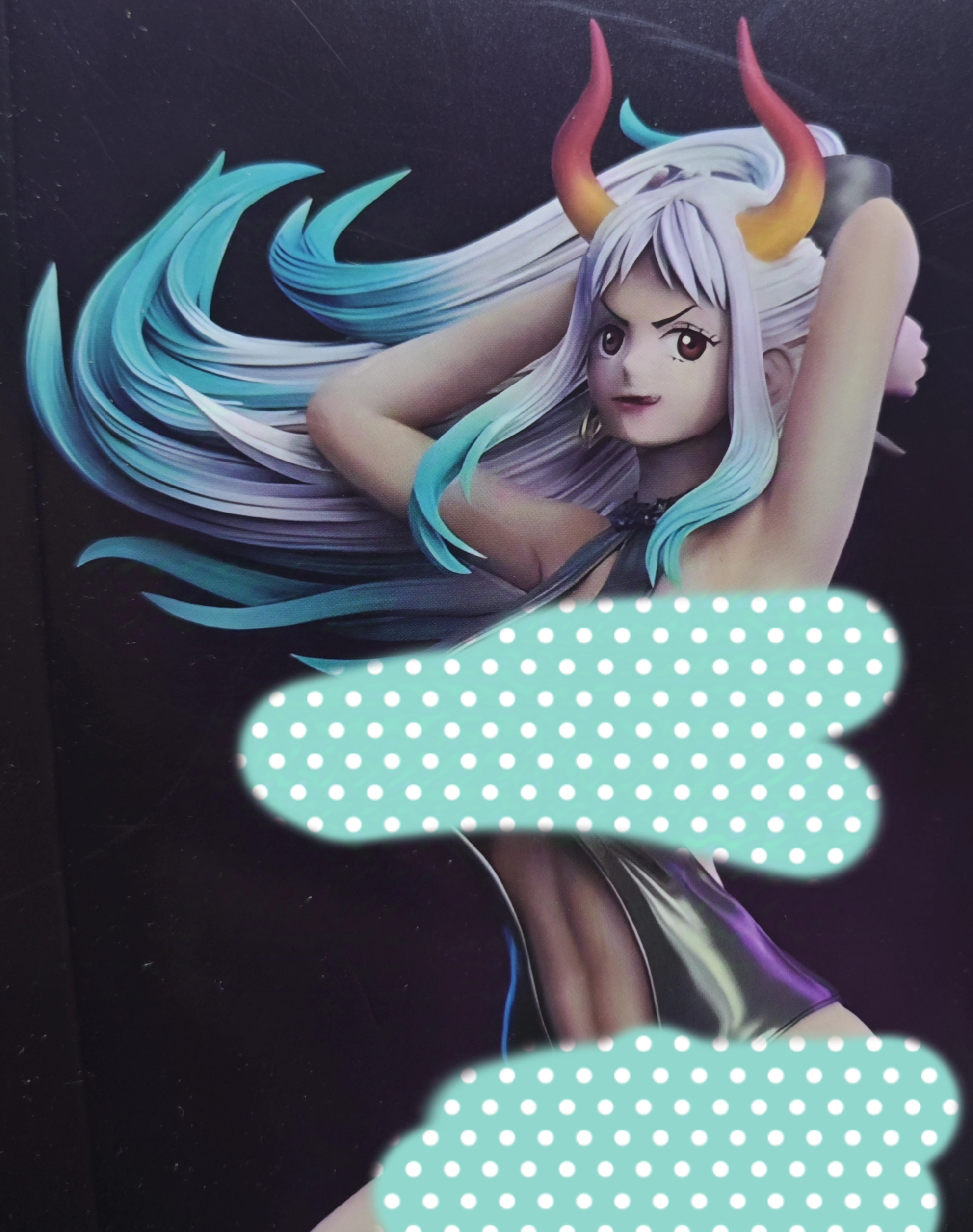 动漫海贼王系列 凯多女儿 GK 跪姿大和 雕像摆件模型盒装手办