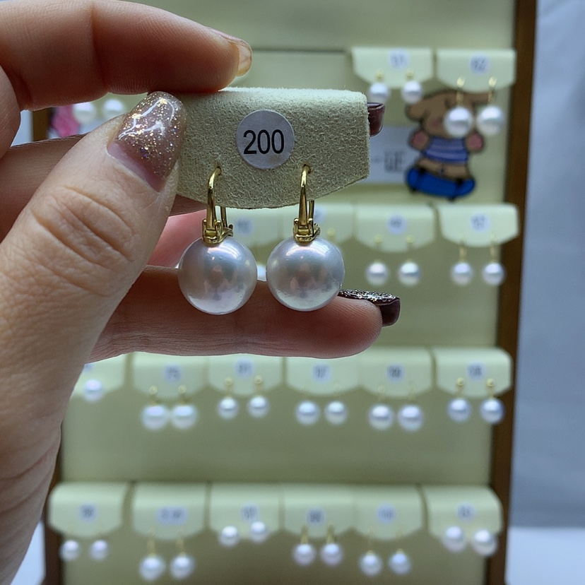 【闪购商品】淡水珍珠耳饰银S925镶嵌