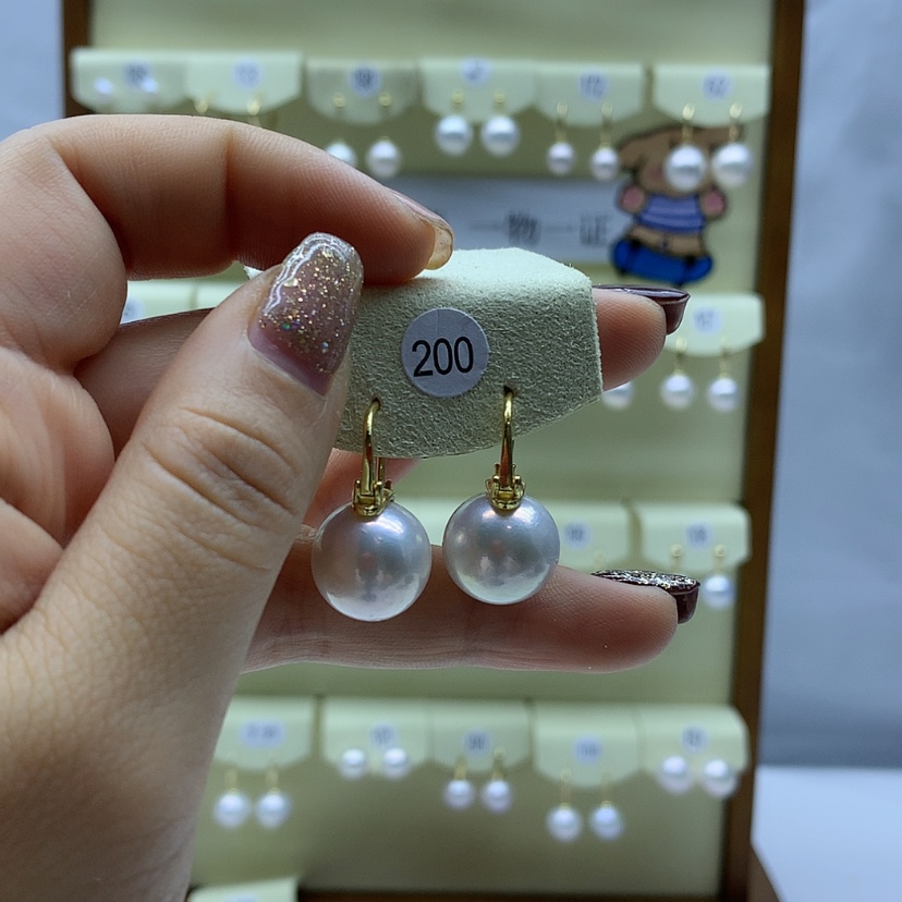 【闪购商品】淡水珍珠耳饰银S925镶嵌