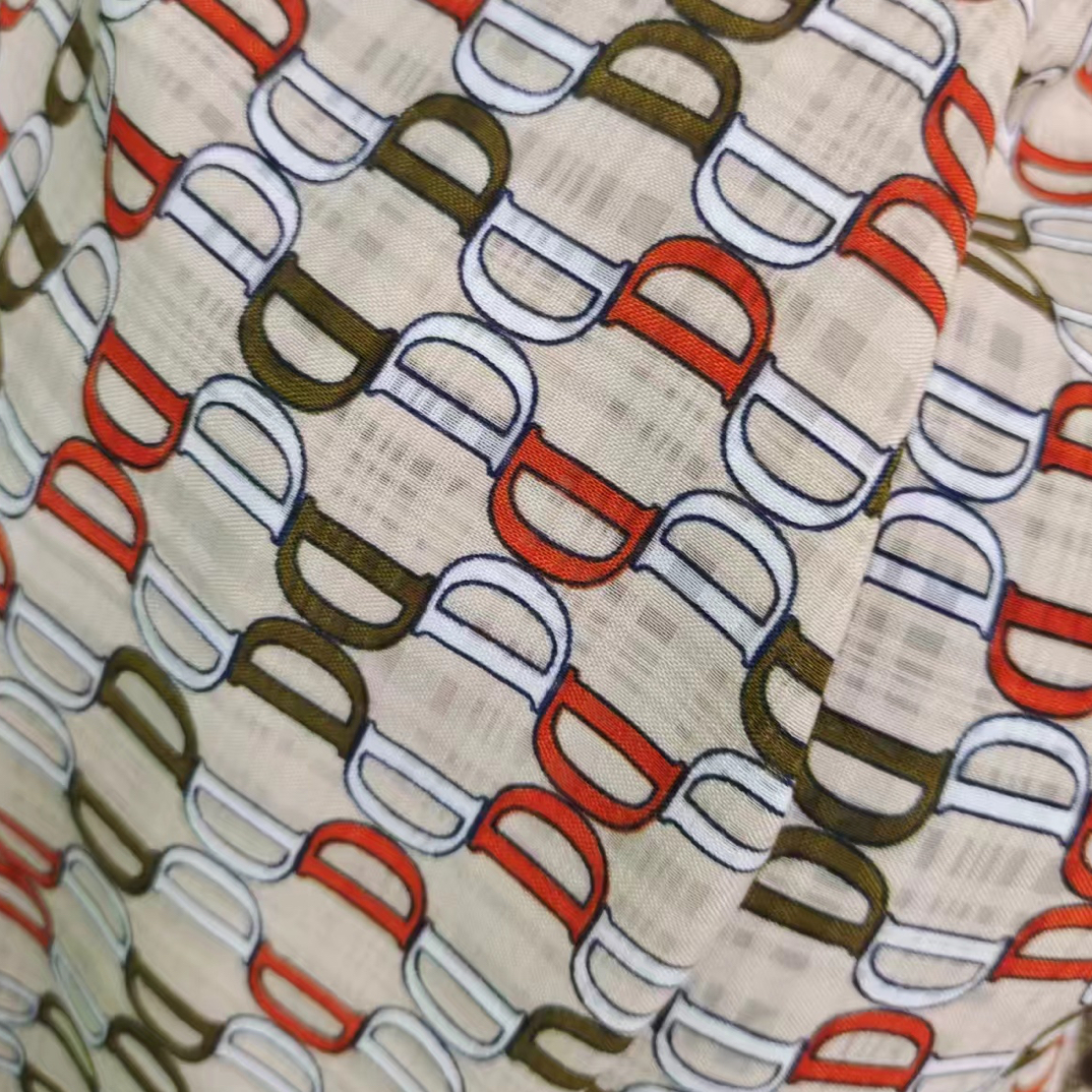 香云缎格子雪纺印花连衣裙套装麻料棉布醋酸缎