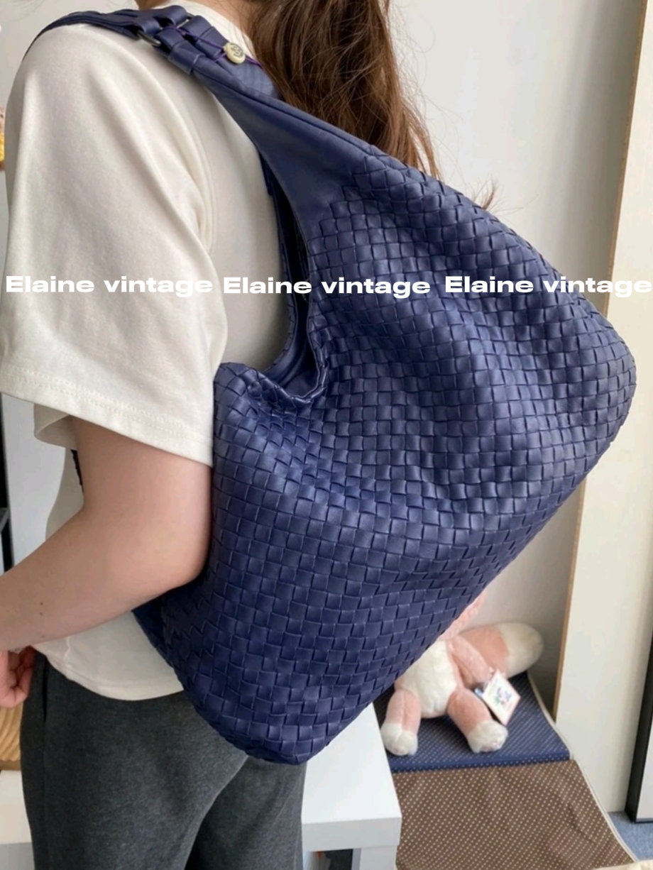95新 BOTTEGA VENETA/葆蝶家 托特编织包hobo 37cm