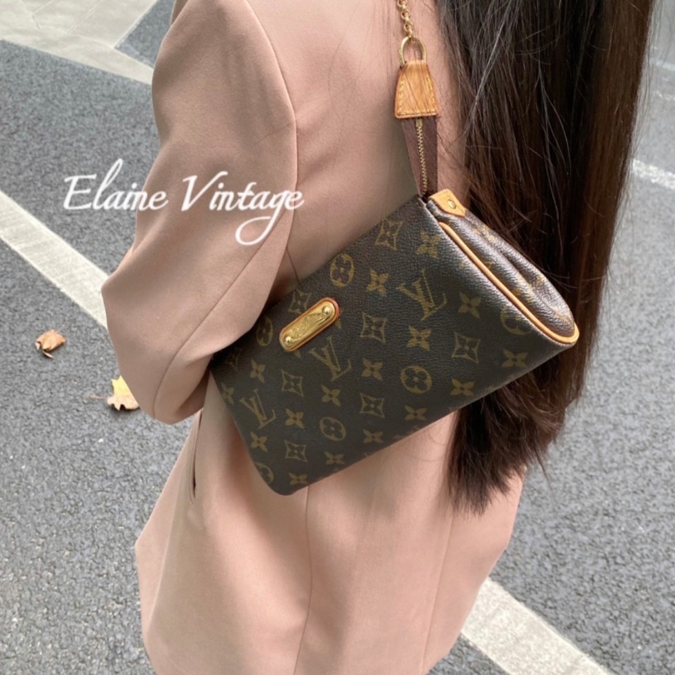 95新 LouisVuitton/路易威登 经典老花eva单肩包/Y399