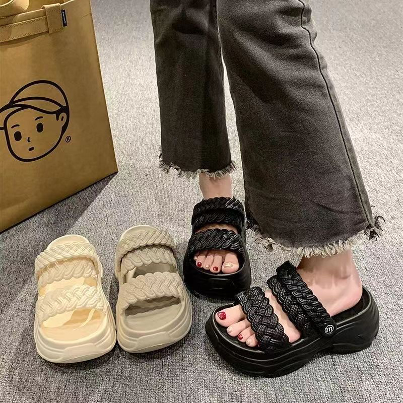 女士增高厚底超轻时尚百搭勃肯凉鞋拖鞋女鞋外穿拖鞋