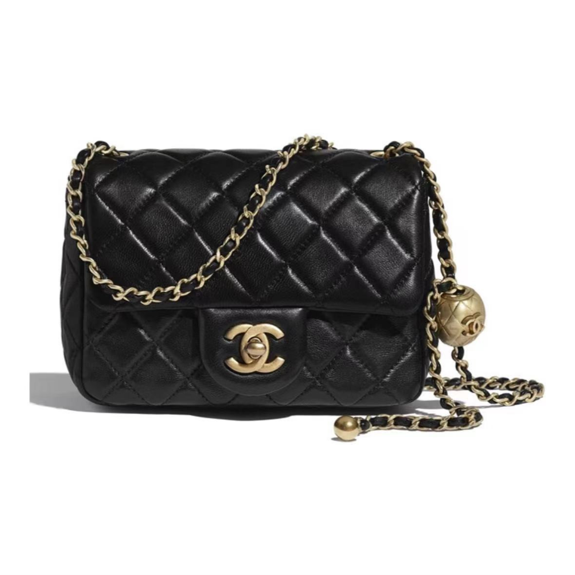95新 Chanel/香奈儿 安洁利严选方胖子链条包/BK0130397