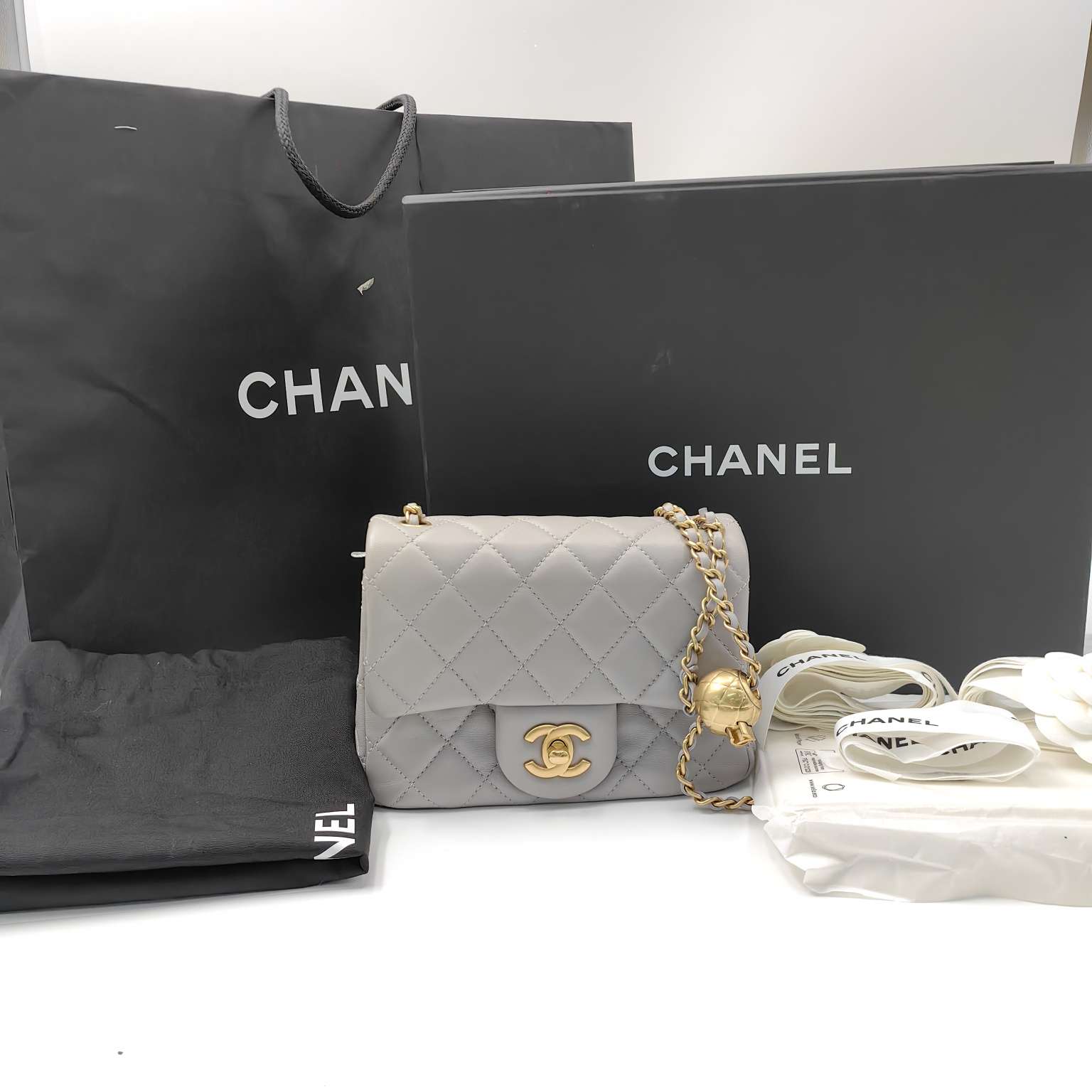 99新 Chanel/香奈儿 香奈儿 安洁利严选 金球方胖子/BK0141340