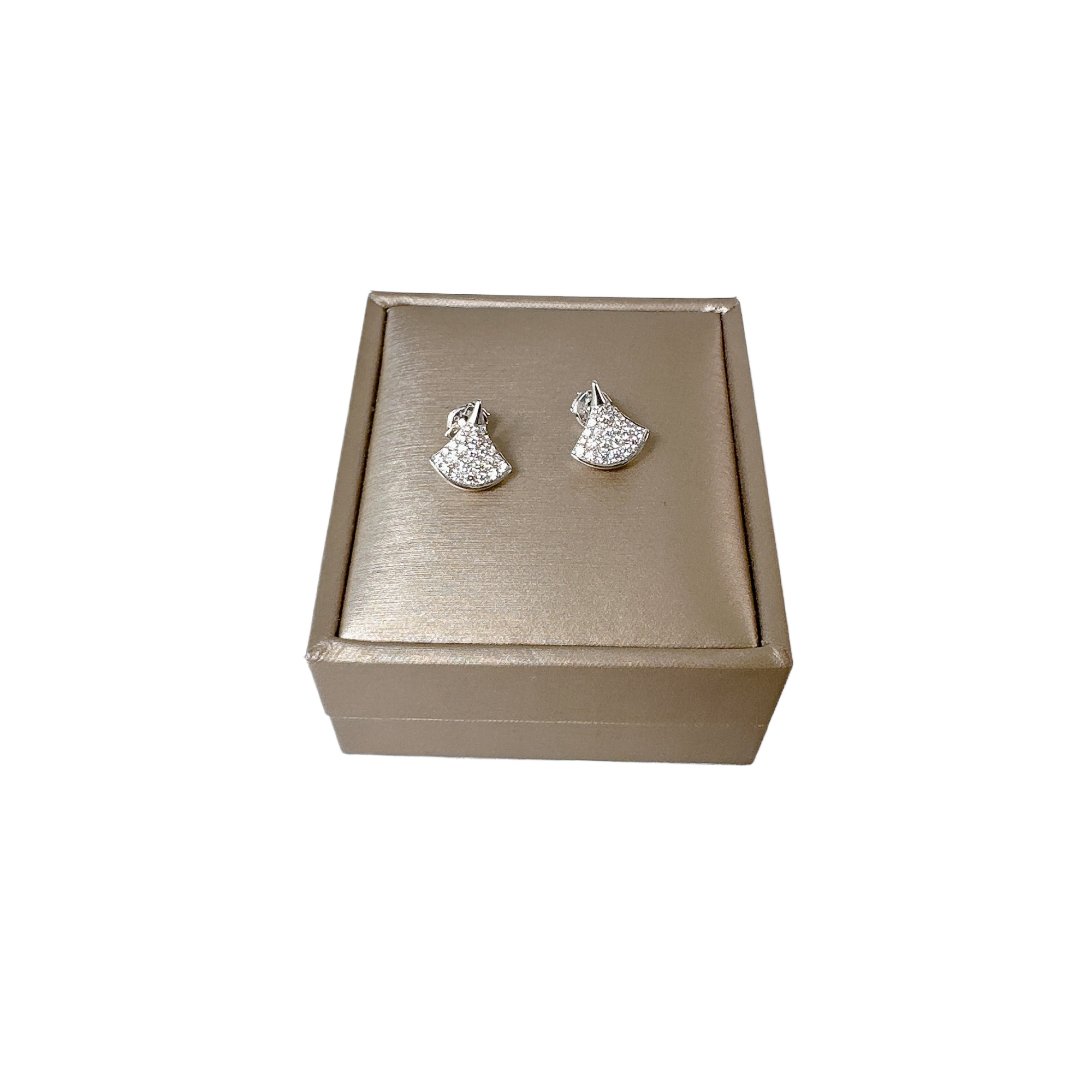 95新 BVLGARI/宝格丽   安洁利严选扇子系列/SK0124856 耳环