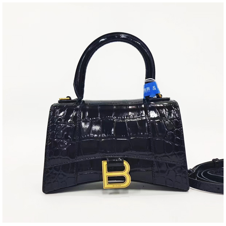 95新 Balenciaga/巴黎世家 安洁利严选黑色沙漏包/bk0108939