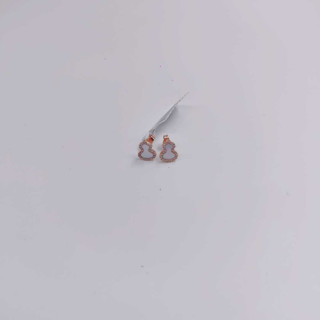 95新 Cartier/卡地亚 麒麟 安洁利严选葫芦系列/SK0117600 耳环