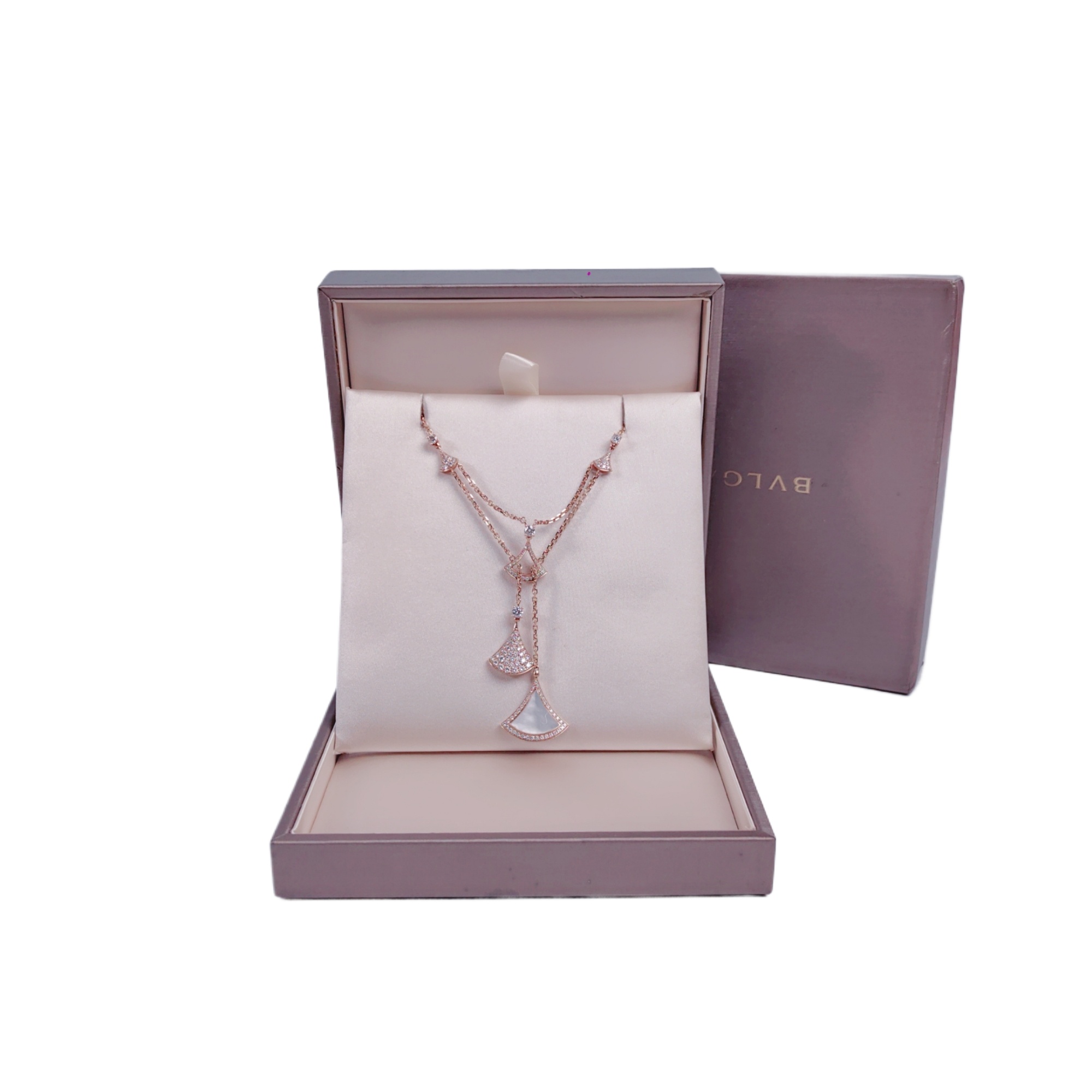 95新 宝格丽 安洁利严选扇子系列/SK0126507 项链