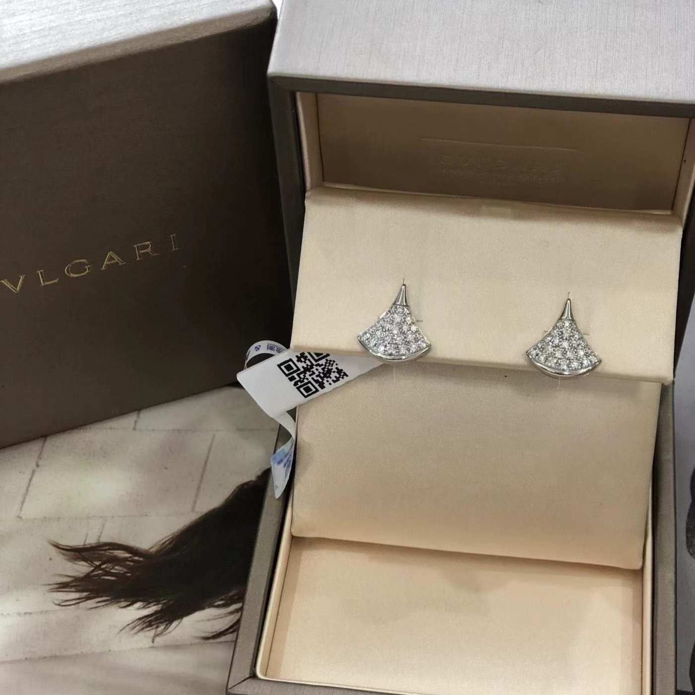95新 BVLGARI/宝格丽  安洁利田哥耳钉/SK0113523