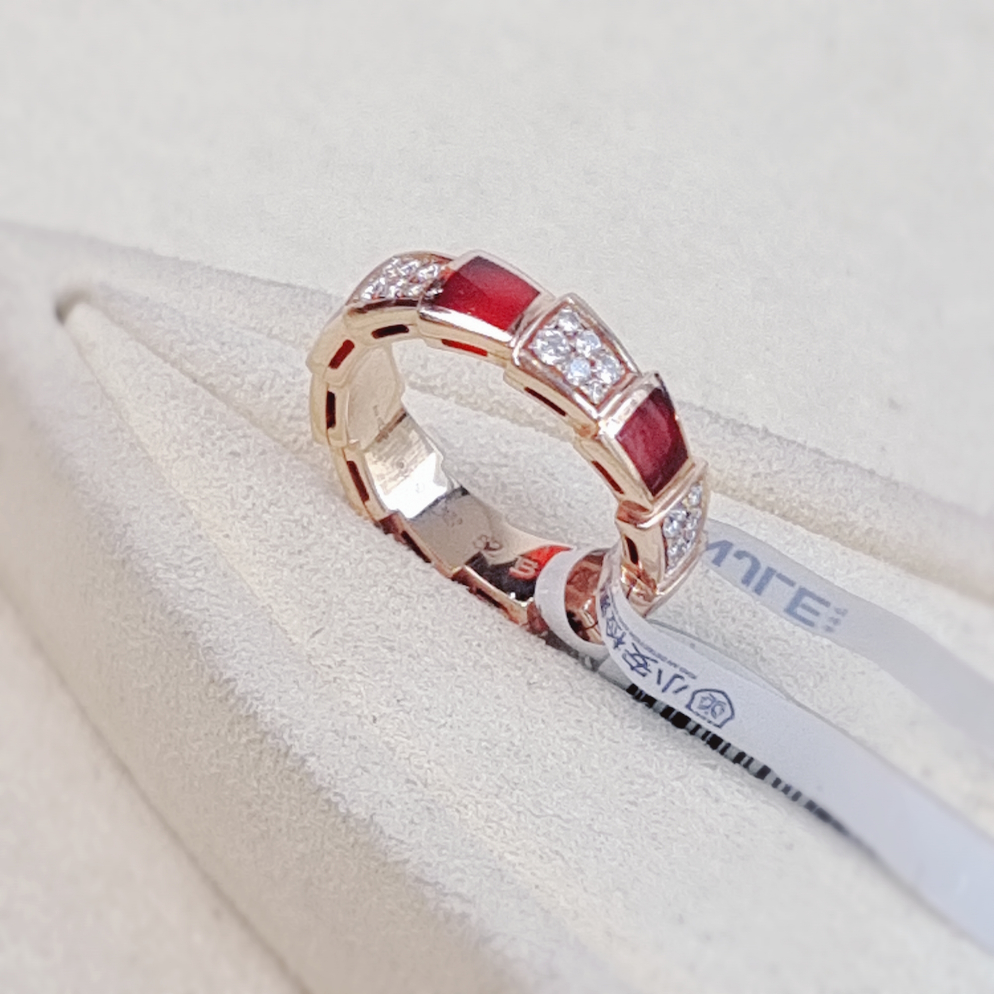 95新 宝格丽 安洁利严选灵蛇系列/SK0113850 戒指