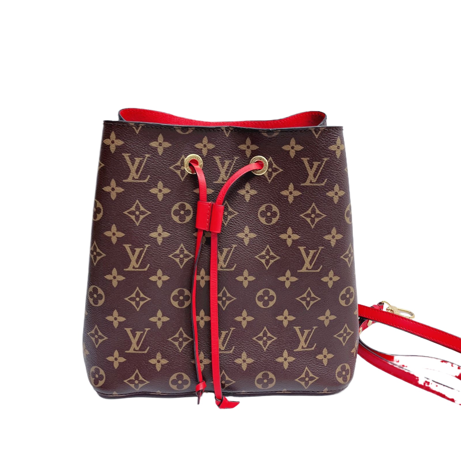 95新 LV 安洁利严选抽绳水桶包/BK0126983 斜挎