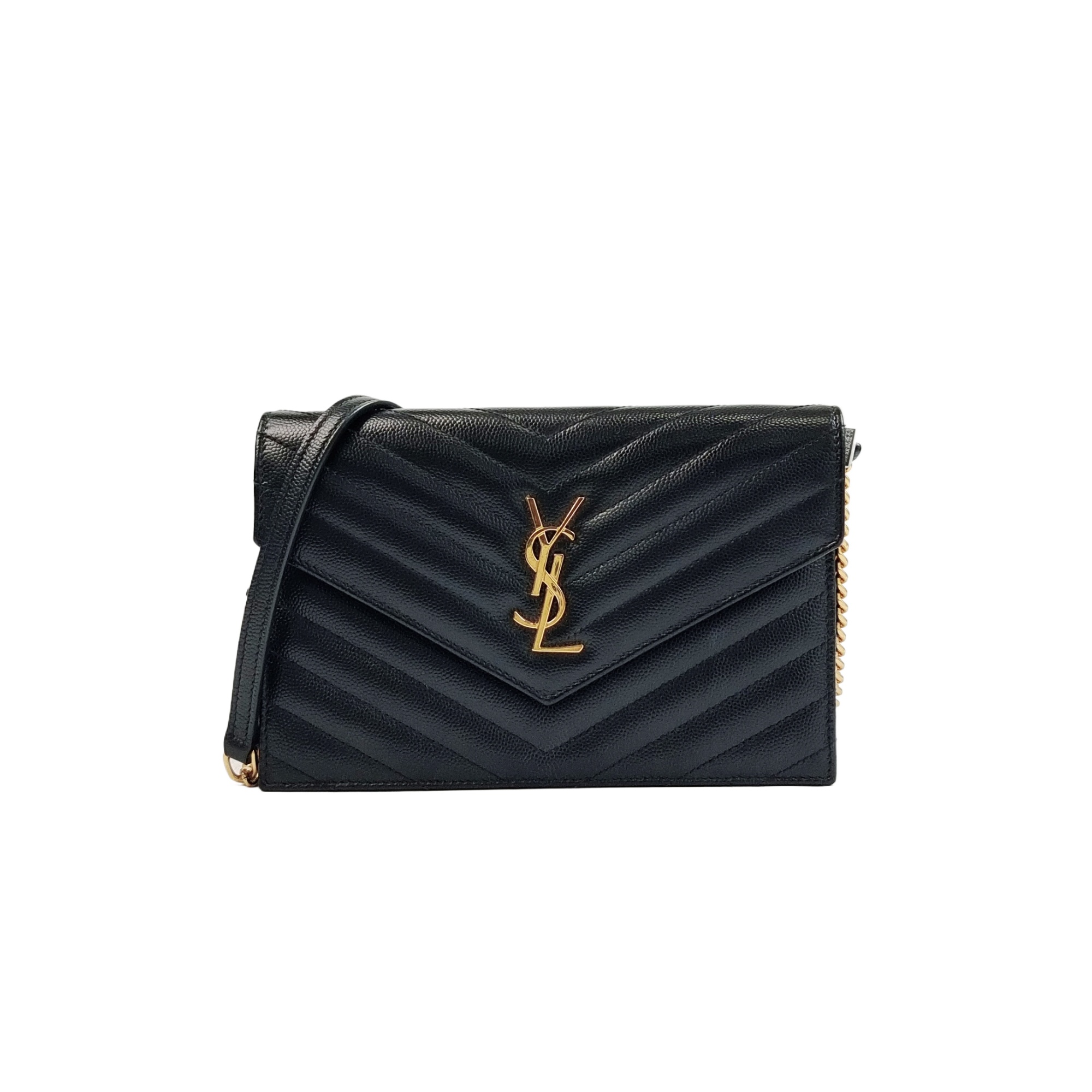 99新 YSL/圣罗兰  安洁利严选信封包/BK0138428 斜挎包