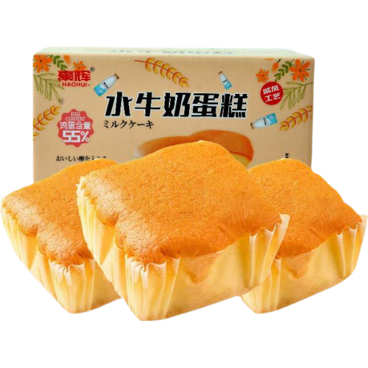 豪辉水牛奶蛋糕好吃解馋办公室下午茶休闲零食糕点食品批发早餐
