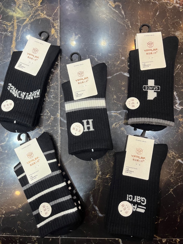 悠品鹿人坊 男士休闲袜（比普通袜子厚一点） 5双包邮