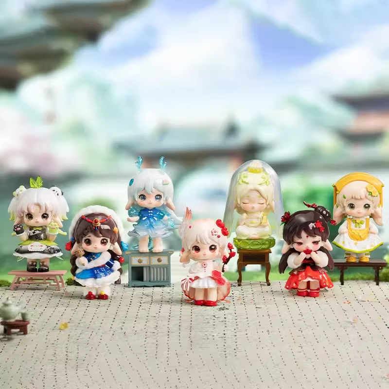 【李李拆盒】Ruby 茶仙坊系列盲盒可爱人偶潮玩手办摆件女生礼物··