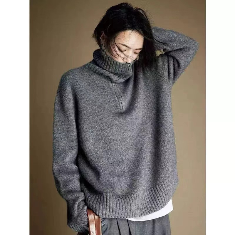 2024爆款【100纯羊毛】网红爆款秋冬纯欲风羊毛外套 宽松时尚