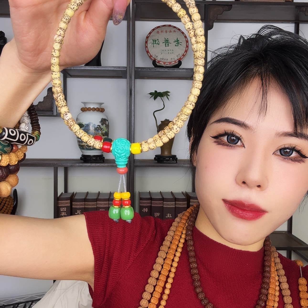 【闪购商品】金刚菩提吊坠星月长串