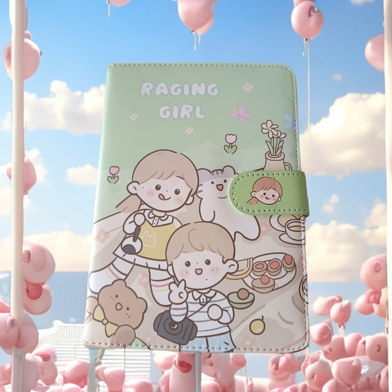 Raging Girl 32K彩页手账本 1本