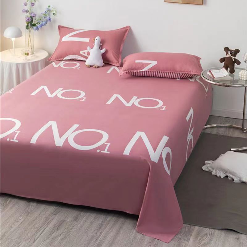 230/245纯棉床单斜纹棉四季通用亲肤间约（微瑕疵介意勿拍简约