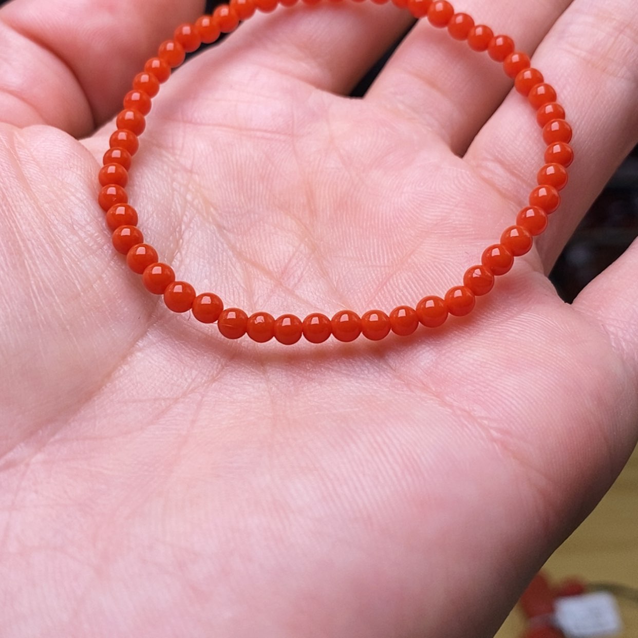 【闪购商品】南红玛瑙3.5m m未镶嵌