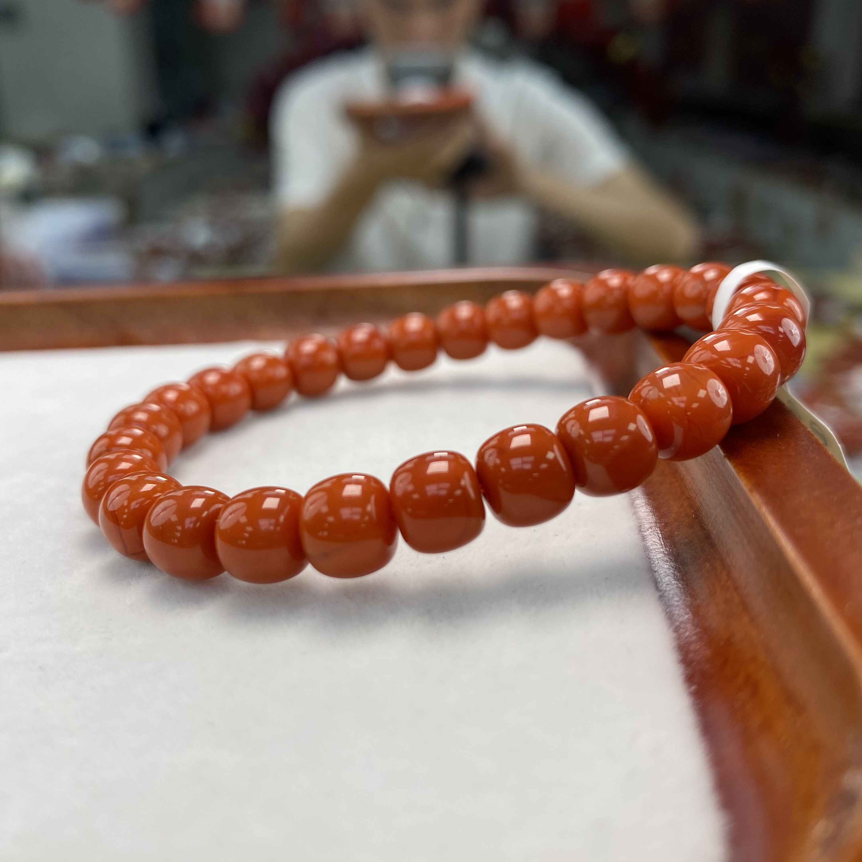 【小刘南红】保山南红老型单圈  9mm-11mm   多样性发一